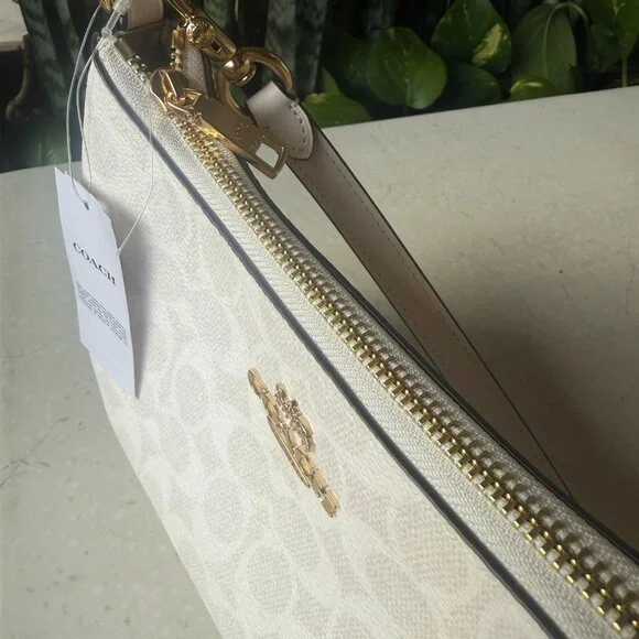 coach Teri Shoulder Bag In Signature Canvas cv933 - Picture 6 of 8